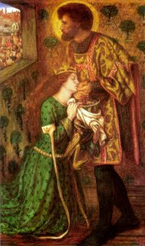 Dante Gabriel Rossetti : Saint George and the Princess Sabra